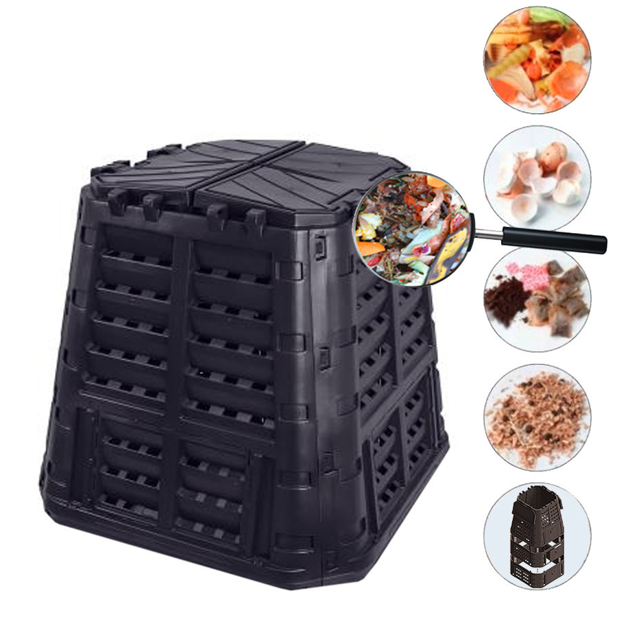 Komposztáló láda, 420L (480L) műanyag Komposztáló láda, 420L (480L) műanyag