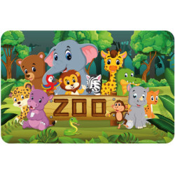 Állatos Zoo tányéralátét...