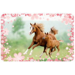 Lovas tányéralátét 43x28 cm