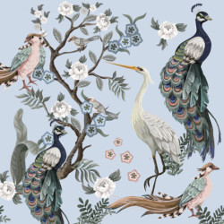 Állatos Peacocks&Heron...