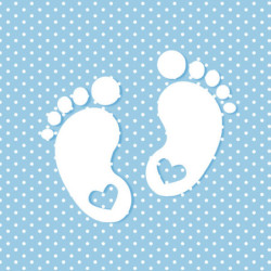 Babaváró Little Feet Blue...