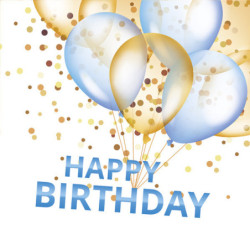 Happy Birthday Gold & Blue...