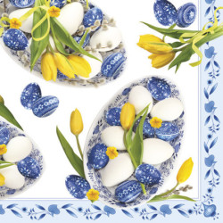 Húsvét Blue Folk Eggs...