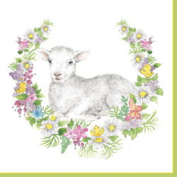 Húsvét Wreath with Lamb...