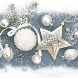 Karácsony Elegant Baubles...