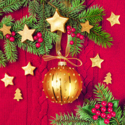 Karácsony Gold Bauble...