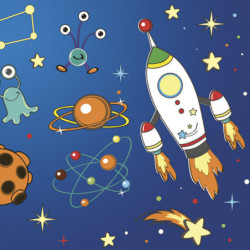 Űr Rockets&Aliens szalvéta...