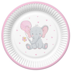 Baby elefánt Pink Balloon...
