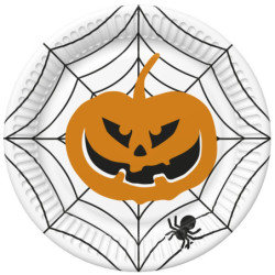 Halloween Scary papírtányér...