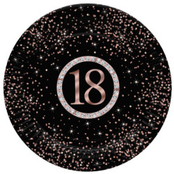 Happy Birthday 18 Rose Gold...