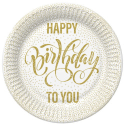 Happy Birthday Dotted Gold...