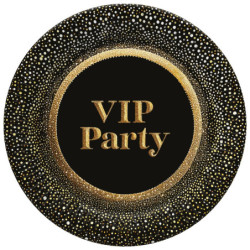 Party Gold VIP papírtányér...