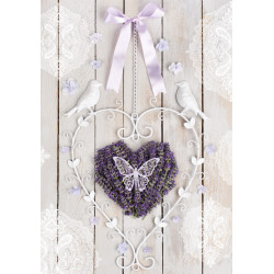 Levendula Heart A/4 gumis...