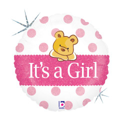 Baby Girl Bear Holo fólia...