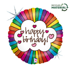 Happy Birthday Retro Holo...