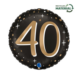 Happy Birthday 40 Sparkling...