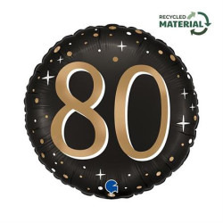 Happy Birthday 80 Sparkling...