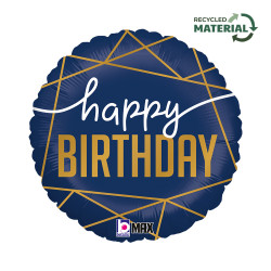 Happy Birthday Navy fólia...