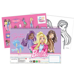 Barbie Paints A/4 spirál...