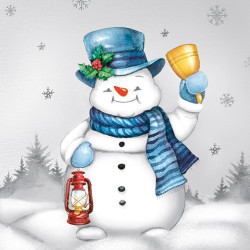 Karácsony Joyful Snowmen...