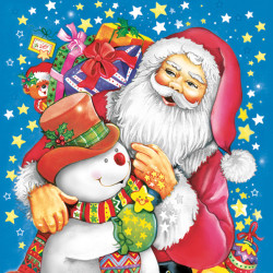 Karácsony Santa & Snowman...