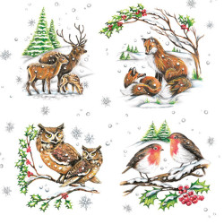 Karácsony Winter Animals...