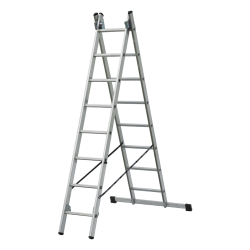 Többcélú alumínium létra 2x12