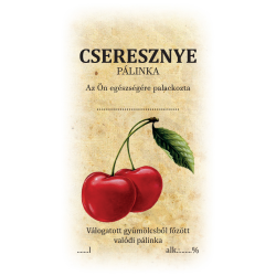 Matrica cseresznye pálinka...