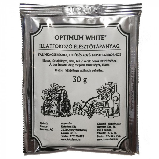 OPTIMUM-WHITE  illatfokozó élesztőtápanyag 30 g