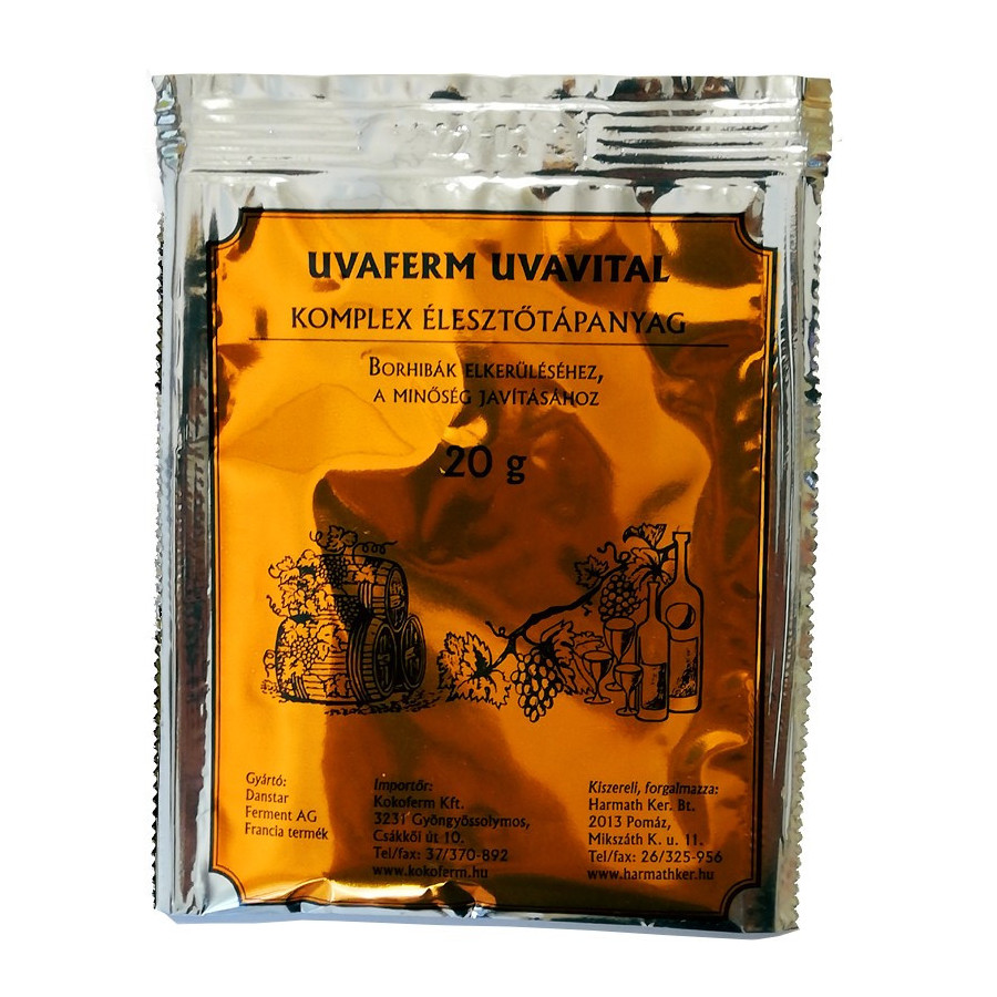 UVAFERM UVAVITAL komplex élesztőtápanyag 20 g