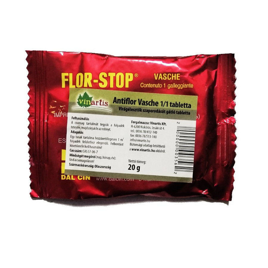 FLOR-STOP tabletta 20g FLOR-STOP tabletta 20g