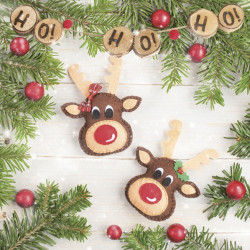 Karácsonyi Felt Reindeers...