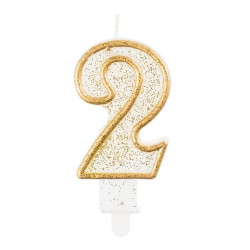 Arany csillámos 2-es Gold...