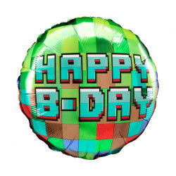 Happy Birthday Pixel fólia...