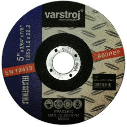 VARSTROJ vágókorong INOX 125x1,0x22,2