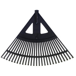 Lombseprű műanyag, 60 cm íves fekete - MUTA Hobby