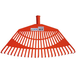 Lombseprű műanyag, 45 cm egyenes narancssárga - MUTA