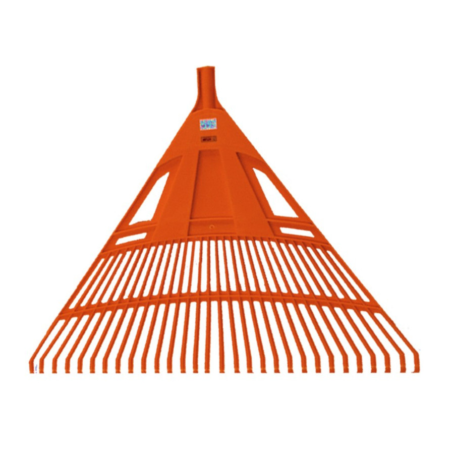 Lombseprű műanyag, 75 cm egyenes narancssárga - MUTA