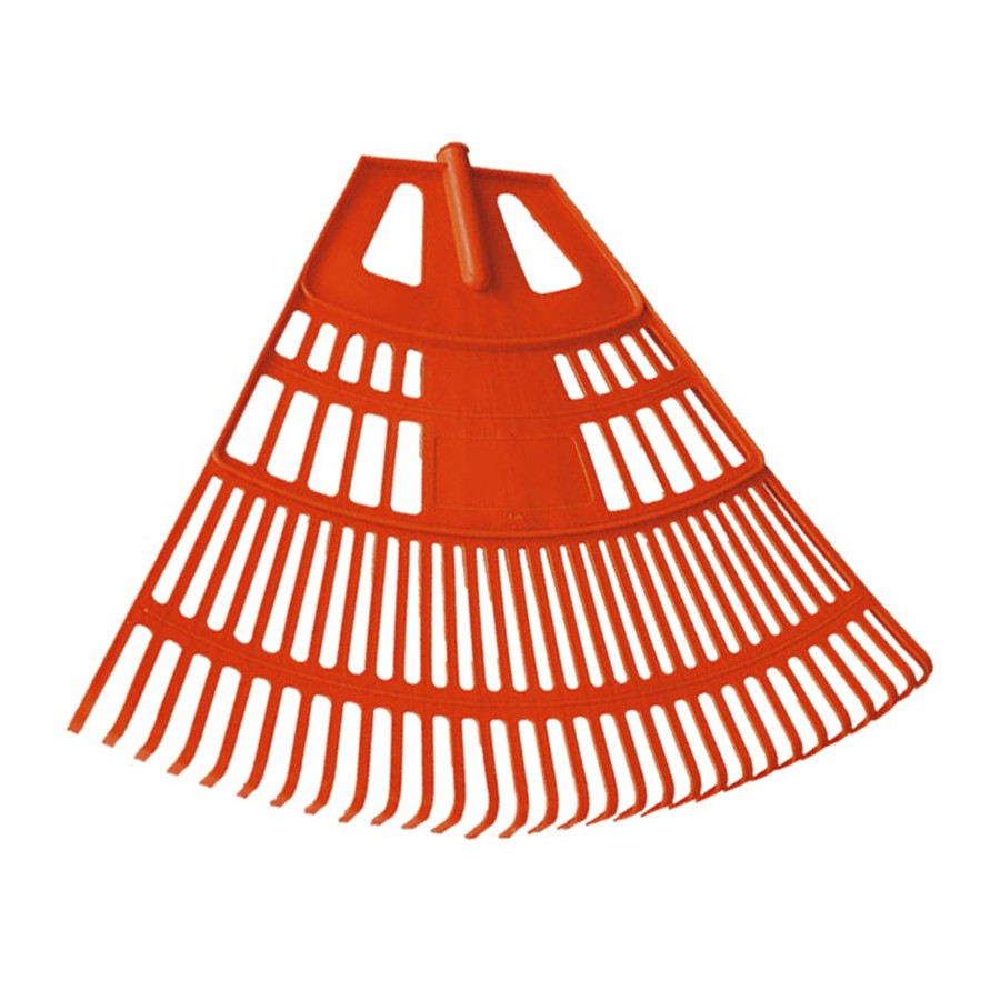 Lombseprű műanyag, 75 cm íves narancssárga - MUTA