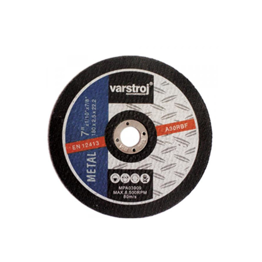 VARSTROJ vágókorong INOX 180x2,5x22,2