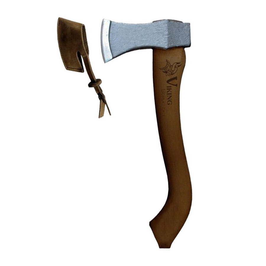 Kemping balta 0.3 kg, bőr élvédővel - MUTA Viking Kemping balta 0.3 kg, bőr élvédővel - MUTA Viking