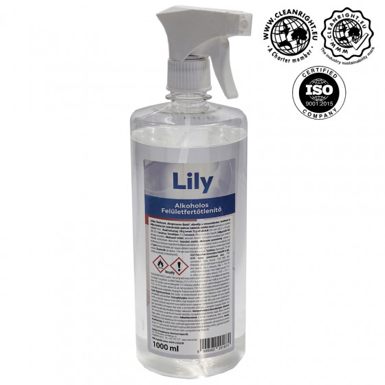 Lily alkoholos felületfertőtlenítő 1 liter spray