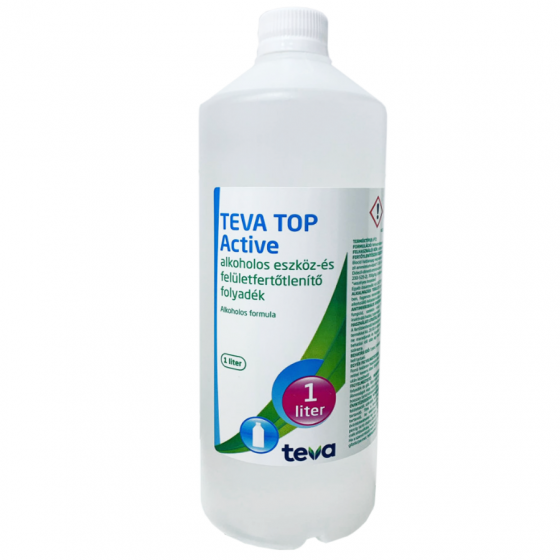 TEVA TOP Active alkoholos eszköz- és felületfertőtlenítő folyadék 1 liter