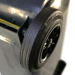 Kültéri kuka 120L-es, háztartási, kommunális  hulladéktároló, kerekes, műanyag, szürke. Urban. Szemetes Kültéri kuka 120L-es, háztartási, kommunális  hulladéktároló, kerekes, műanyag, szürke. Urban. Szemetes