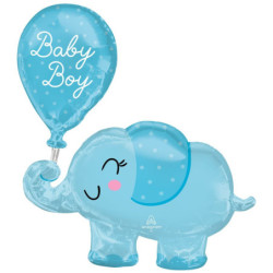 Baby Boy elefánt fólia lufi...