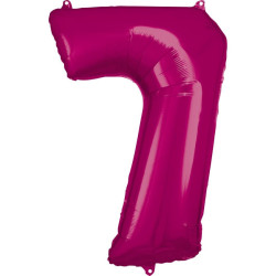 Pink óriás szám fólia lufi...