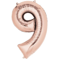 Rose Gold óriás szám fólia...