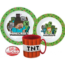 Minecraft étkészlet, micro...