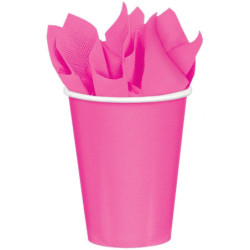 Bright Pink papír pohár 8...