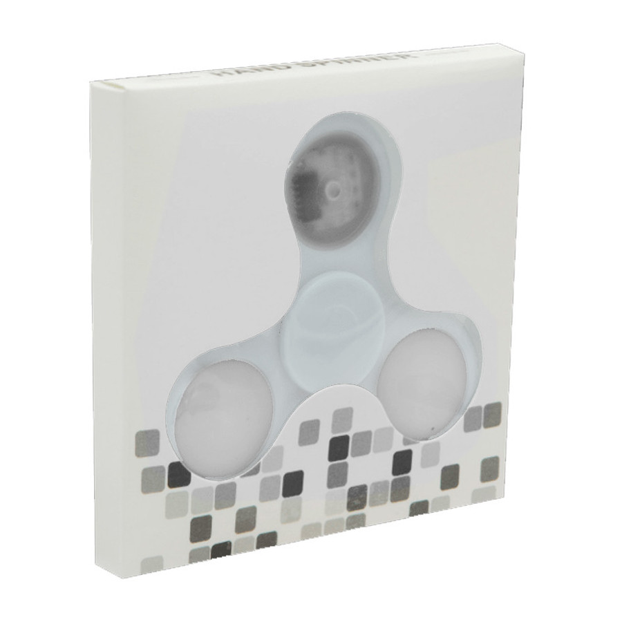 Fidget Spinner - LED-es pörgettyű - Fehér Fidget Spinner - LED-es pörgettyű - Fehér